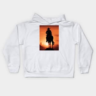 Lonely cowboy Kids Hoodie